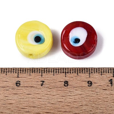 Handmade Evil Eye Lampwork Beads LAMP-N040-01-1