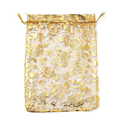 Gold Stamping Organza Bags LS-OP-XCP0001-09-1
