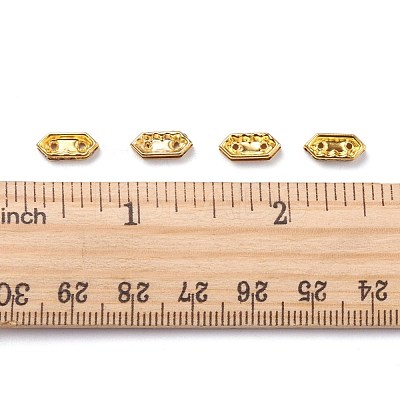 Brass Middle East Rhinestone Bridge Spacers RSB021NF-3-1