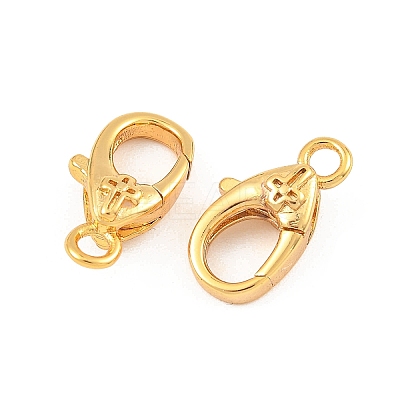 SHEGRACE Brass Lobster Claw Clasps XGR0095G-160G-1