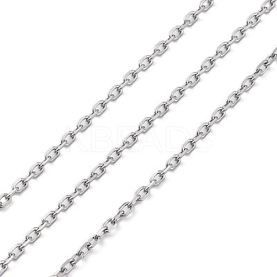 304 Stainless Steel Cable Chains CHS-M009-12P-03-1