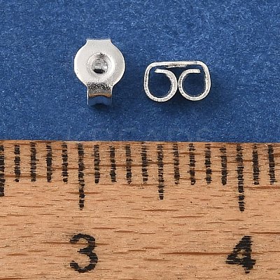 Brass Ear Nuts KK-K383-20S-1