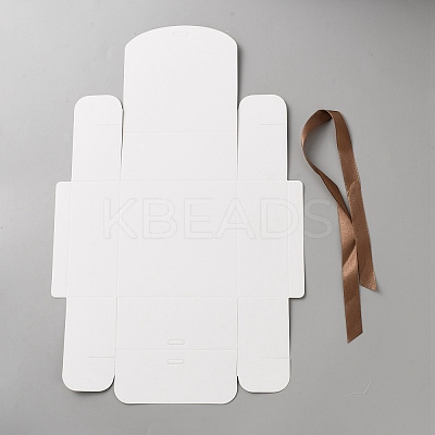 Foldable Paper Cardboard Packing Boxes CON-WH0001-67-1