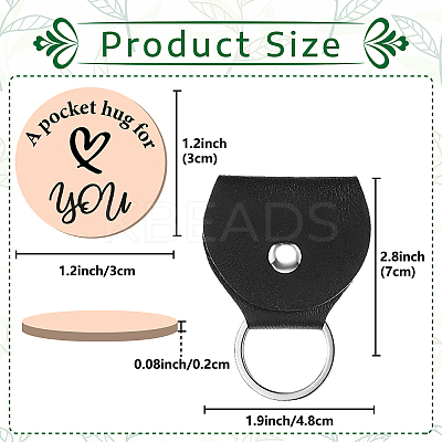 2Pcs 2 Style PU Leather Guitar Clip AJEW-CN0001-21S-1