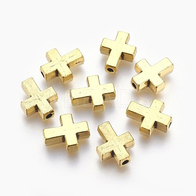 Tibetan Style Alloy Beads X-TIBEB-A134914-AG-LF-1