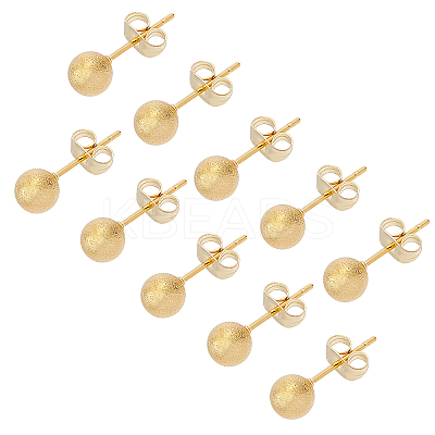 304 Stainless Steel Ear Studs EJEW-UN0001-12-6mm-1