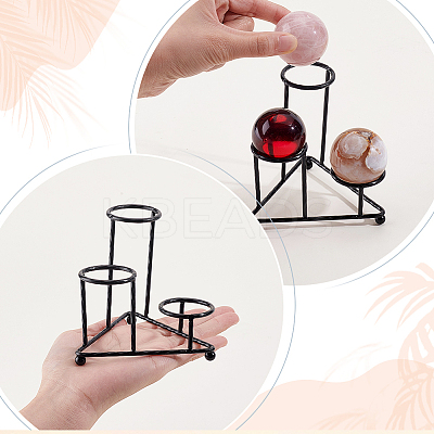 Alloy Crystal Ball Holders ODIS-WH0078-97EB-1