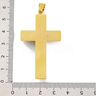 PVD Vacuum Plating 304 Stainless Steel Big Pendants STAS-Z080-01GP-1