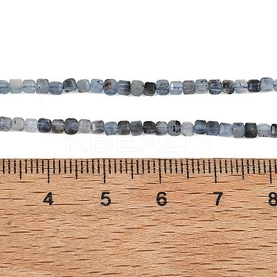 Natural Devil Blue Aquamarine Beads Strands G-NH0073-C01-2mm-1