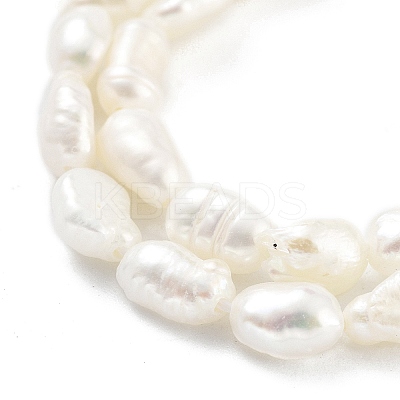 Natural Keshi Pearl Cultured Freshwater Pearl Beads Strands PEAR-P062-33-1