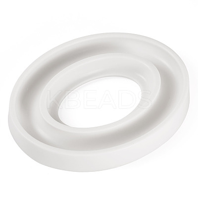 1Pc Plastic Oval Bobbin Holder AJEW-TA0003-08C-1