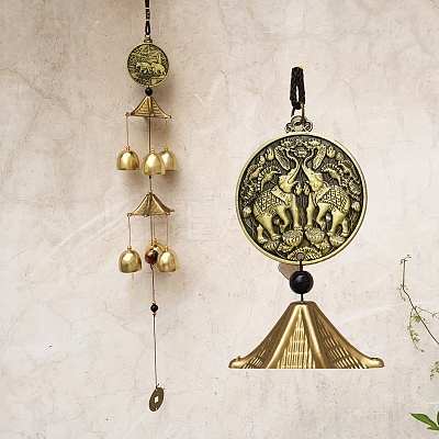 Lucky Wind Chime DJEW-PW0012-093-1