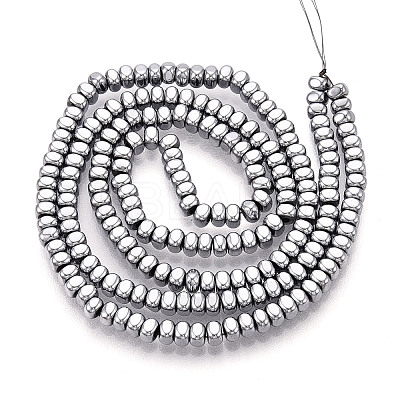 Electroplated Synthetic Non-magnetic Hematite Beads Strands X-G-T139-61A-1