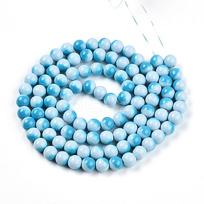 Baking Paint Glass Beads X1-DGLA-N012-8mm-05-1