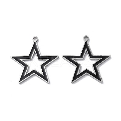 304 Stainless Steel Pendants STAS-C083-15P-01-1