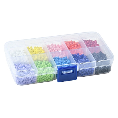 100G 10 Style 11/0 Glass Seed Beads SEED-YW0002-41-1