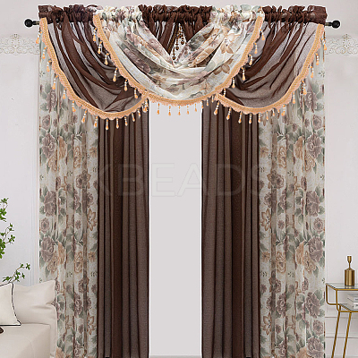 Curtain Plastic Beaded Fringe Trim OCOR-ME0001-23B-1