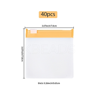 EVA 40Pcs Plastic Zip-lock Bags ABAG-SP0001-18A-02-1