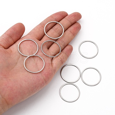 Tarnish Resistant 304 Stainless Steel Linking Ring STAS-T047-15A-1