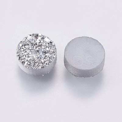 Imitation Druzy Gemstone Resin Cabochons LS-RESI-E012-02K-1