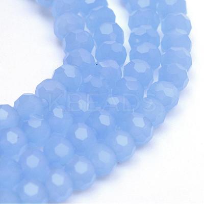 Imitation Jade Glass Bead Strands GLAA-R166-4mm-03D-1