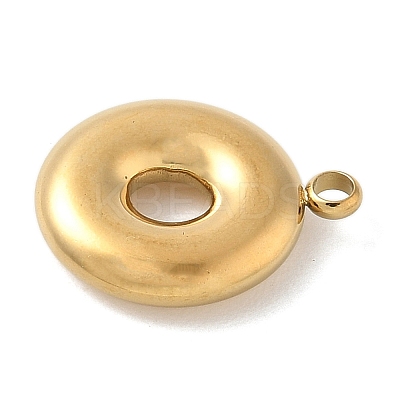 304 Stainless Steel Initial Pendants STAS-S186-12O-G-1