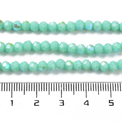 Opaque Glass Beads Strands EGLA-A035-P4mm-L14-1