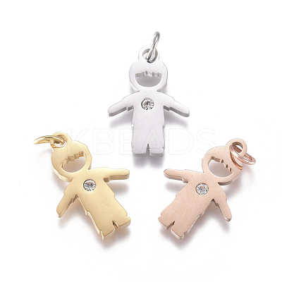 316 Surgical Stainless Steel Pendants STAS-L242-03-1