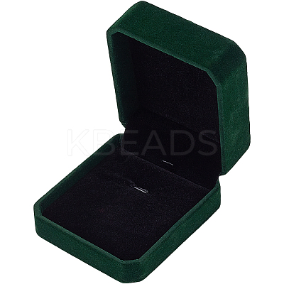 Velvet Jewelry Storage Boxes for Pendant OBOX-WH20001-02B-04-1