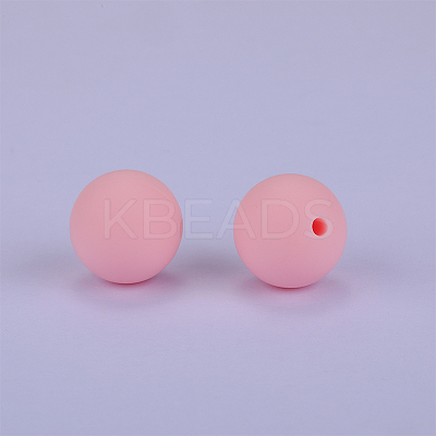Round Silicone Focal Beads SI-JX0046A-47-1