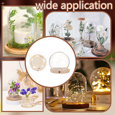 Glass Dome Cover AJEW-WH0752-088C-1