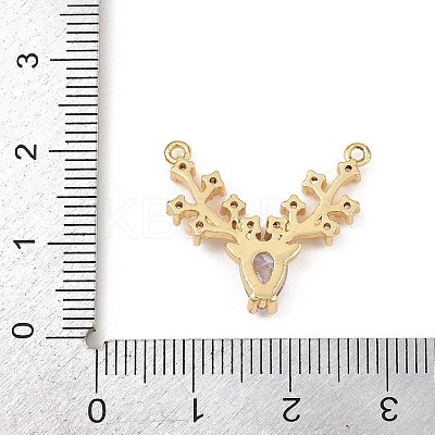 Brass Micro Pave Cubic Zirconia Pendants KK-F919-29G-03-1