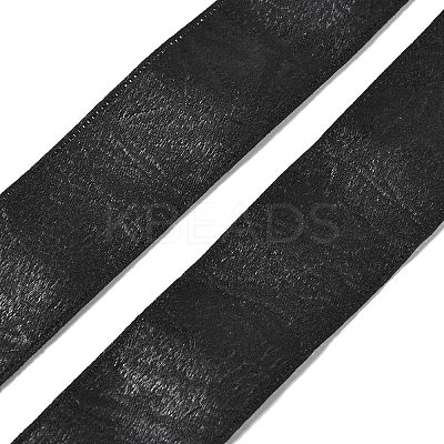 Imitation Leather Polyester Ribbon DIY-R050-02A-1