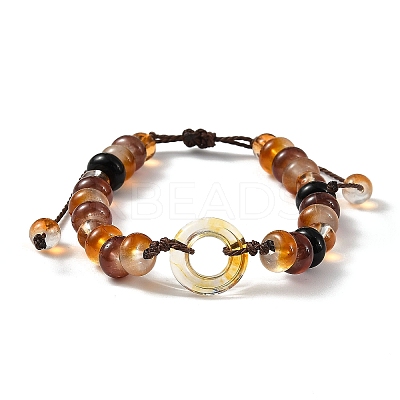 Glass Brainded Bead Bracelets LS-BJEW-L701-01-1
