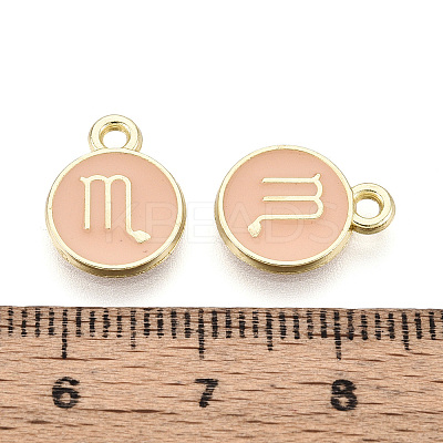 Alloy and Enamel Charms ENAM-T021-28A-1
