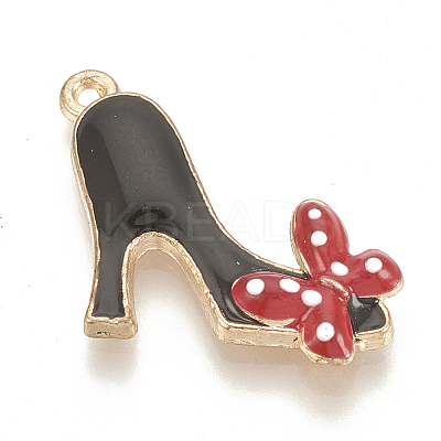 Alloy Enamel Stilettos Pendants LS-ENAM-S115-041A-1