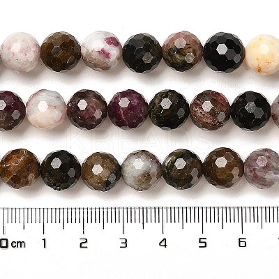 Natural Multicolor Tourmaline Beads Strands G-K345-A01-03-1