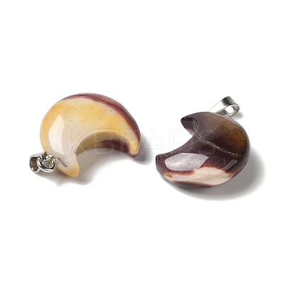 Natural Mookaite Pendants G-H035-01P-06-1