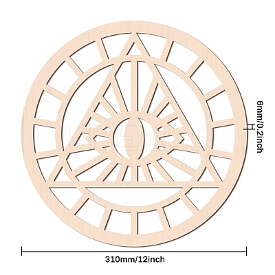 Laser Cut Wooden Wall Sculpture WOOD-WH0101-009-1