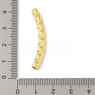 304 Stainless Steel Curved Tube Beads STAS-M071-03F-G-1