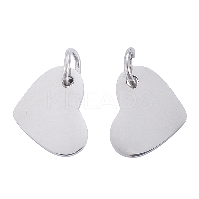 Tarnish Resistant 201 Stainless Steel Stamping Blank Tag Charms STAS-S105-T618-1-1