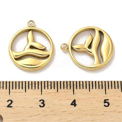 304 Stainless Steel Pendants STAS-L022-116G-1