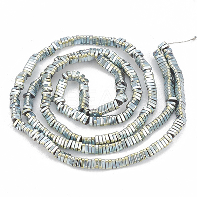 Electroplate Non-magnetic Synthetic Hematite Beads Strands G-N0318-08B-1