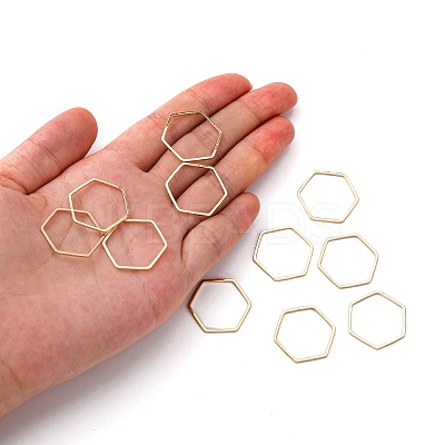 Brass Linking Rings KK-S327-03KC-1