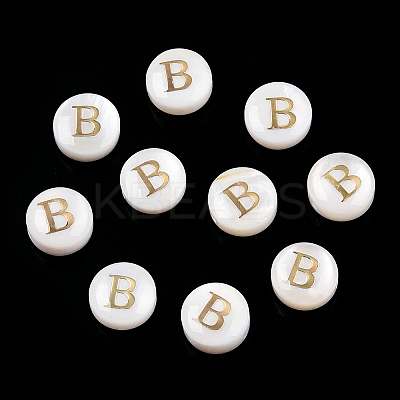 Natural Freshwater Shell Beads SHEL-N036-01B-1