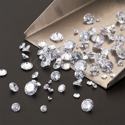 Cubic Zirconia Cabochons ZIRC-PJ0001-01-1