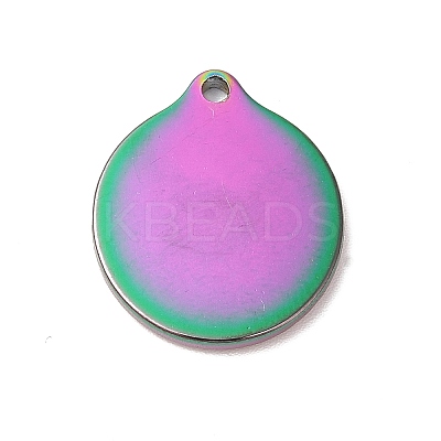 Ion Plating(IP) 304 Stainless Steel Pendants STAS-L268-031MC-1