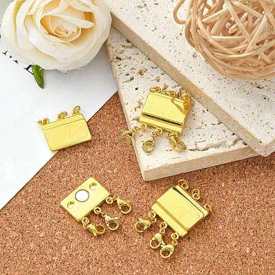 Zinc Alloy Box Magnetic Clasps Converter LS-PALLOY-C159-02LG-1