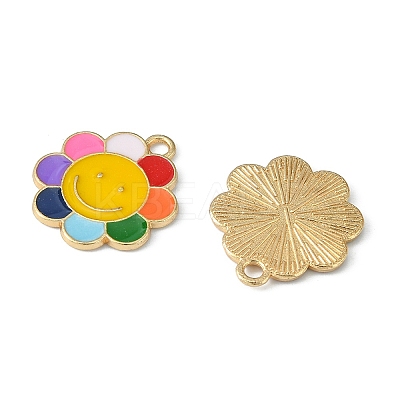 Alloy Enamel Pendants ENAM-YW0002-26LG-1