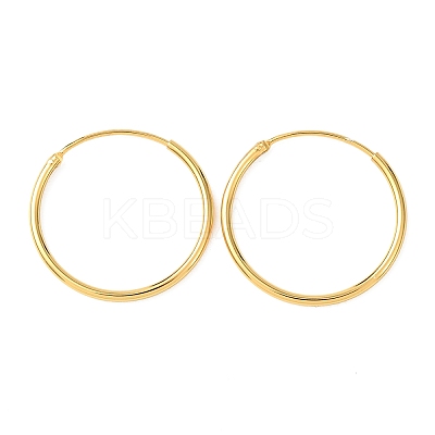 925 Sterling Silver Huggie Hoop Earrings EJEW-C179-05B-G-1